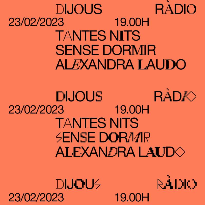 Tantes nits sense dormir. Capítol 2. Amb Alexandra Laudo