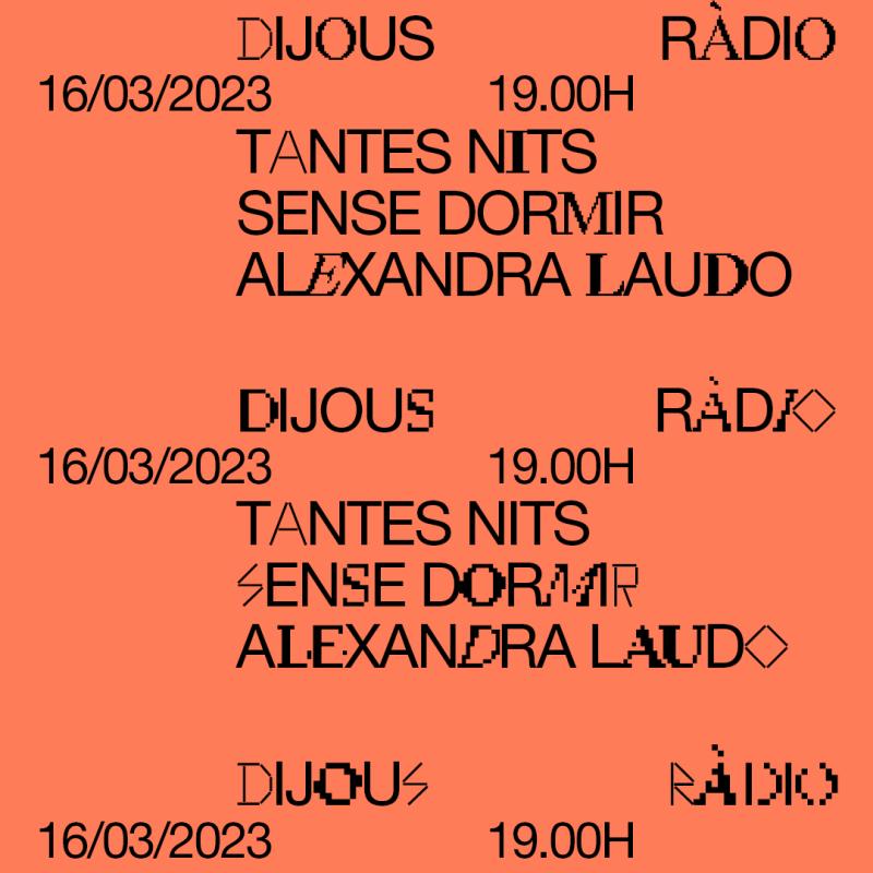 Tantes nits sense dormir, amb Alexandra Laudo. Capítol 3.