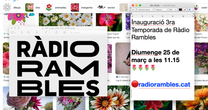 Inauguració 3ra temporada Ràdio Rambles