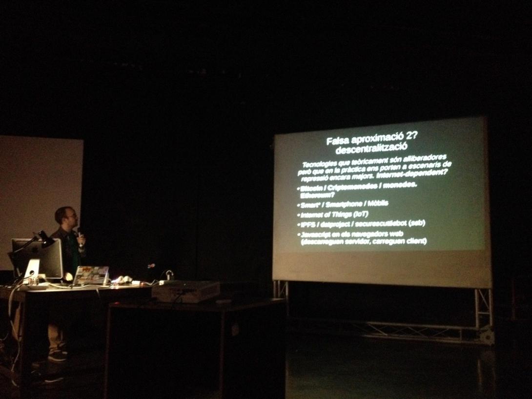 Presentació a Dorkbot Barcelona